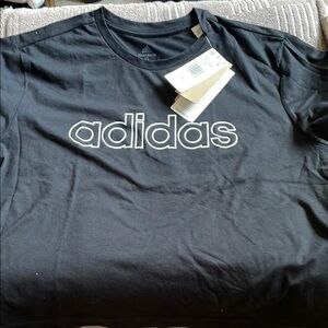 Adidas Black Crop Top